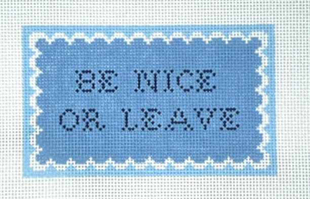 Be Nice or Leave