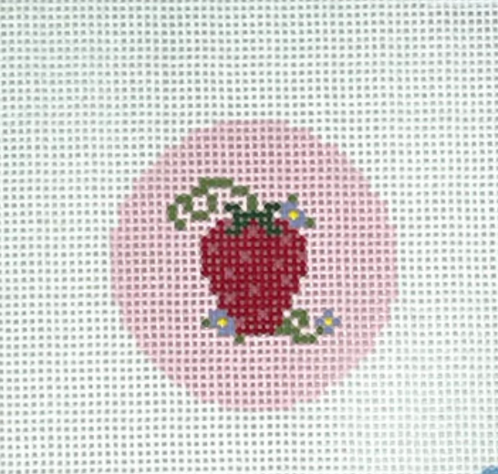 Strawberry on Pink