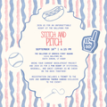 Stitch and Pitch Night at the Ballpark | Needlepoint & Baseball Event