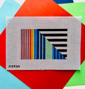 Striped Geometric Acrylic Purse Insert