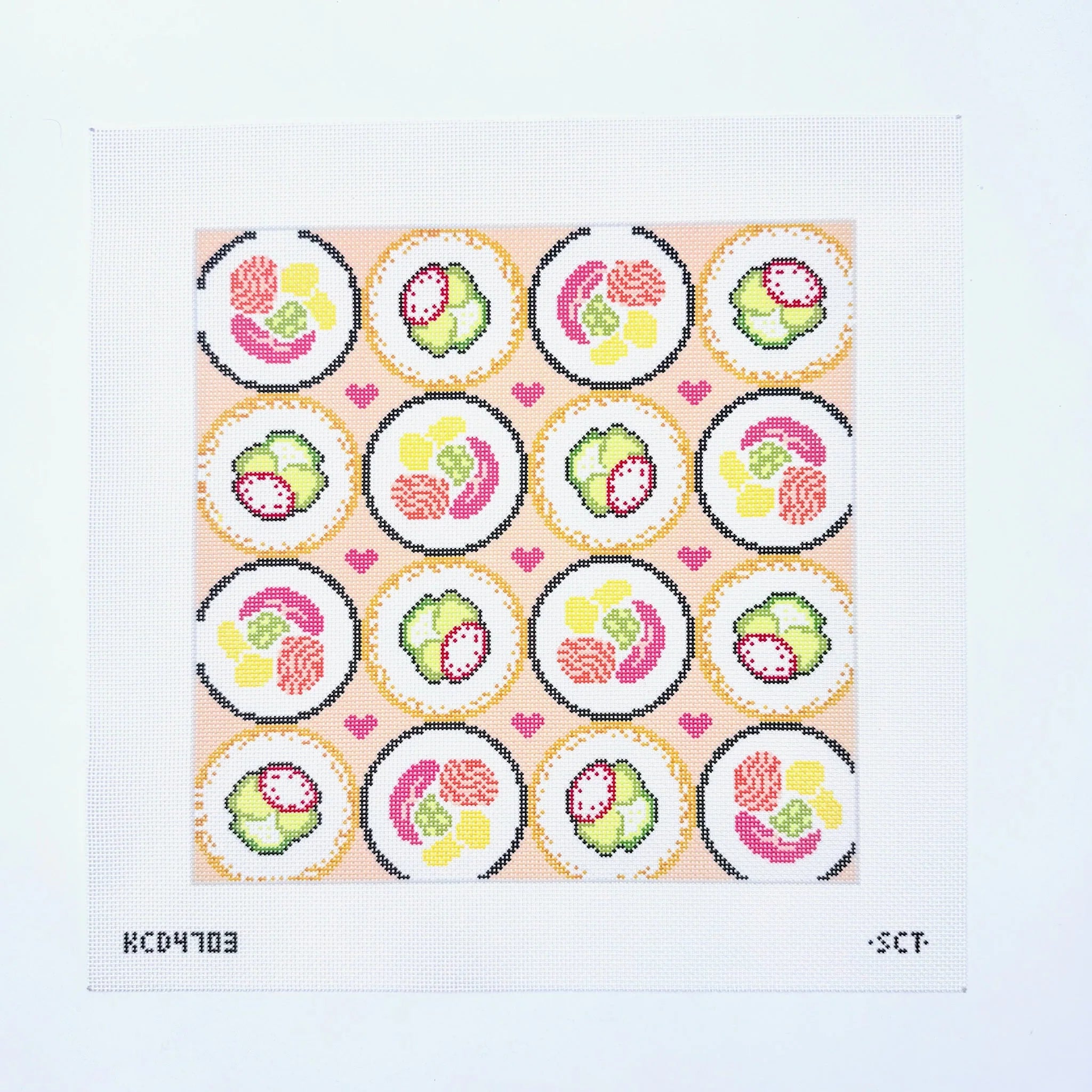 Sushi Love Printed Canvas