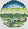 Sheep On A Hillside