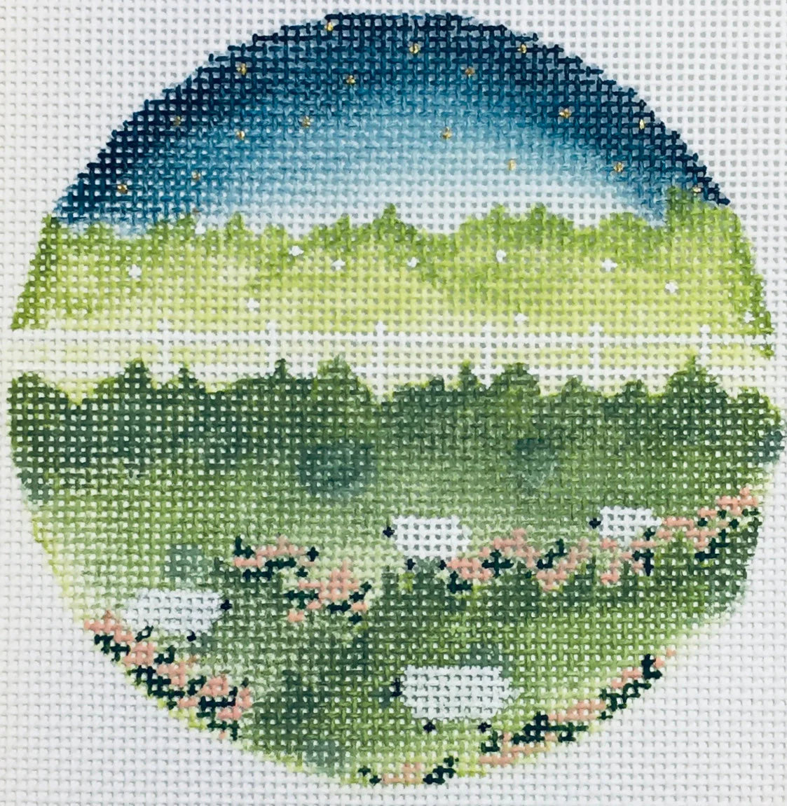 Sheep On A Hillside