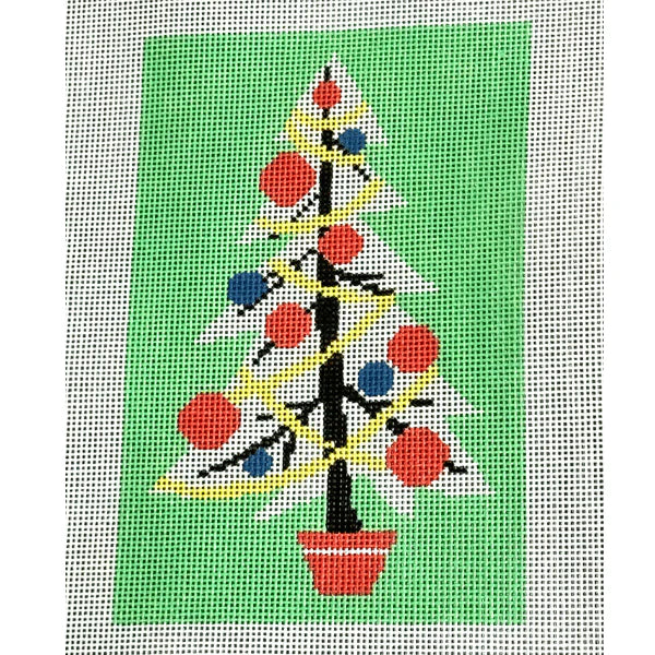 Turquoise Mid-Century Christmas Tree