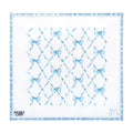 Bow Lattice (Blue) Needlepoint Canvas