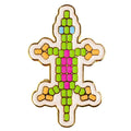 Beaded Lizard Needle Minder