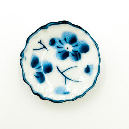 Vintage Mini Ceramic Plate Needle Minder