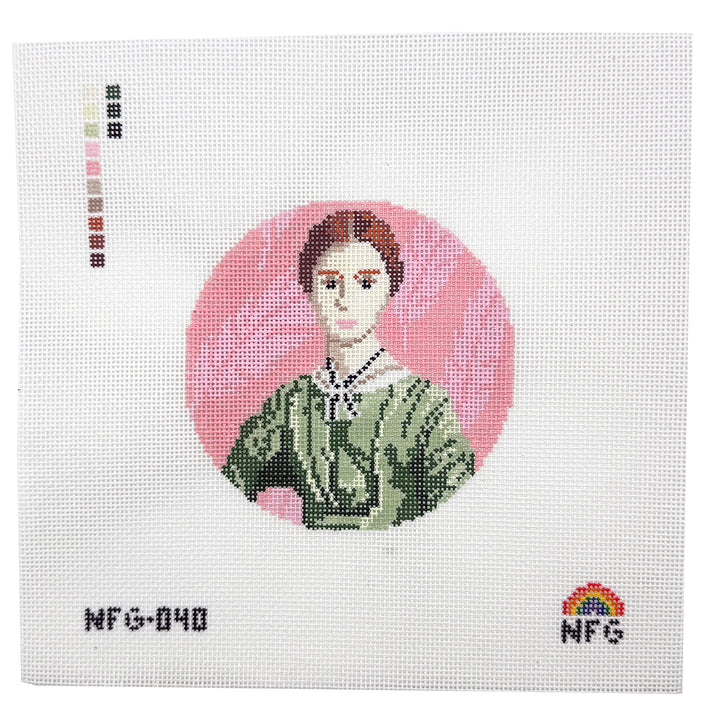 Emily Dickinson Needlepoint Canvas