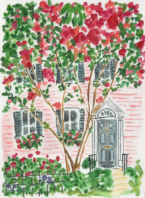 Charleston Pink House & Cherry Tree