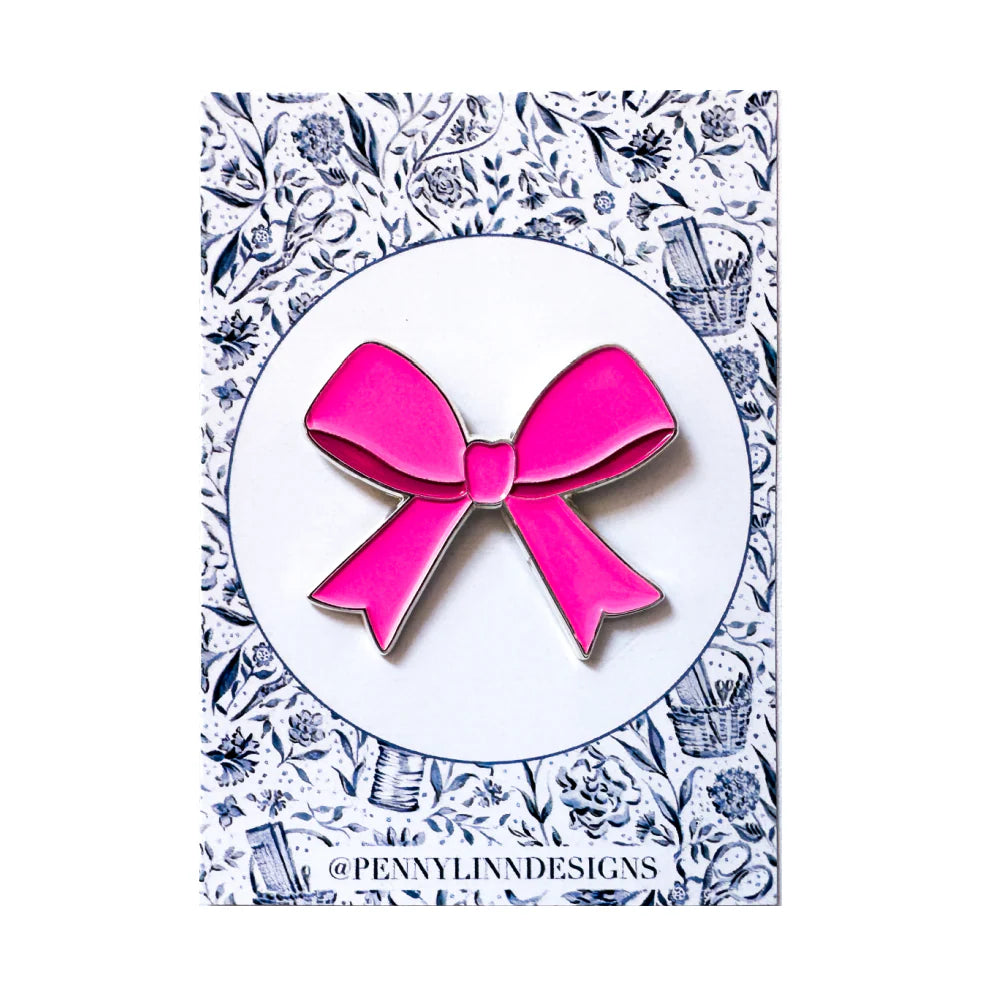 Pink Bow Needleminder