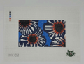 Poppy Sunglass Case with Blue Background