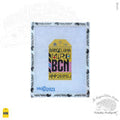 Barcelona Retro Travel Tag Canvas