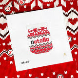 Nutella Jar Needlepoint Canvas