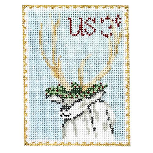 Vintage Stamp Series- Reindeer